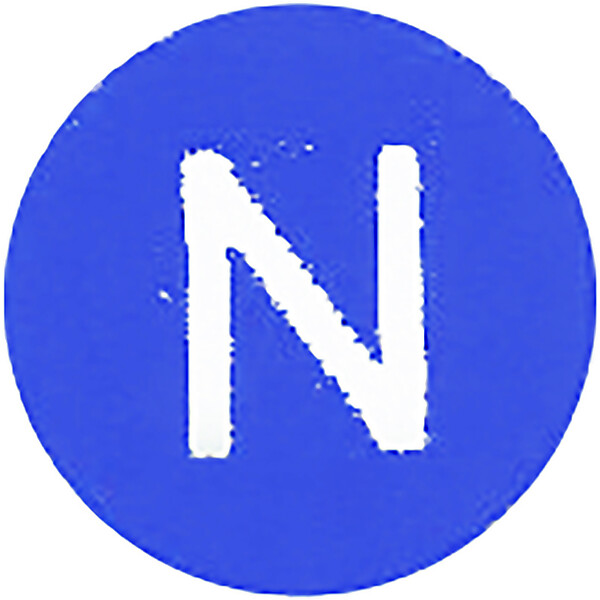 CIMCO Leiterkennzeichnung Neutrall. N, blau 182626